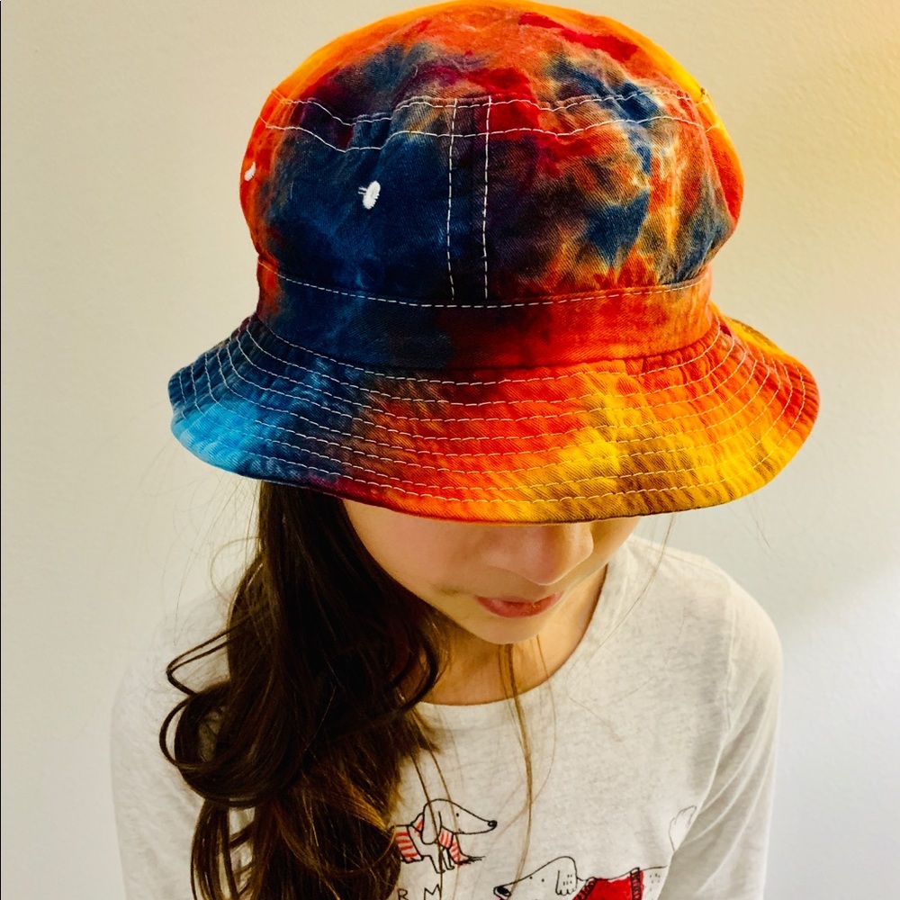 Cameo Tie Dyed Bucket Hat One Size